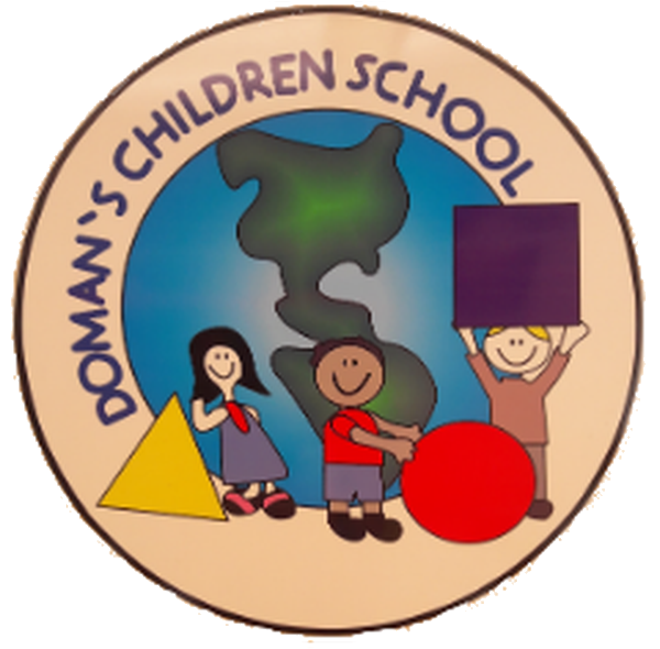 Logo de Doman's Children School, institución aliada de Brinca Playing en La Campiña, Suba
