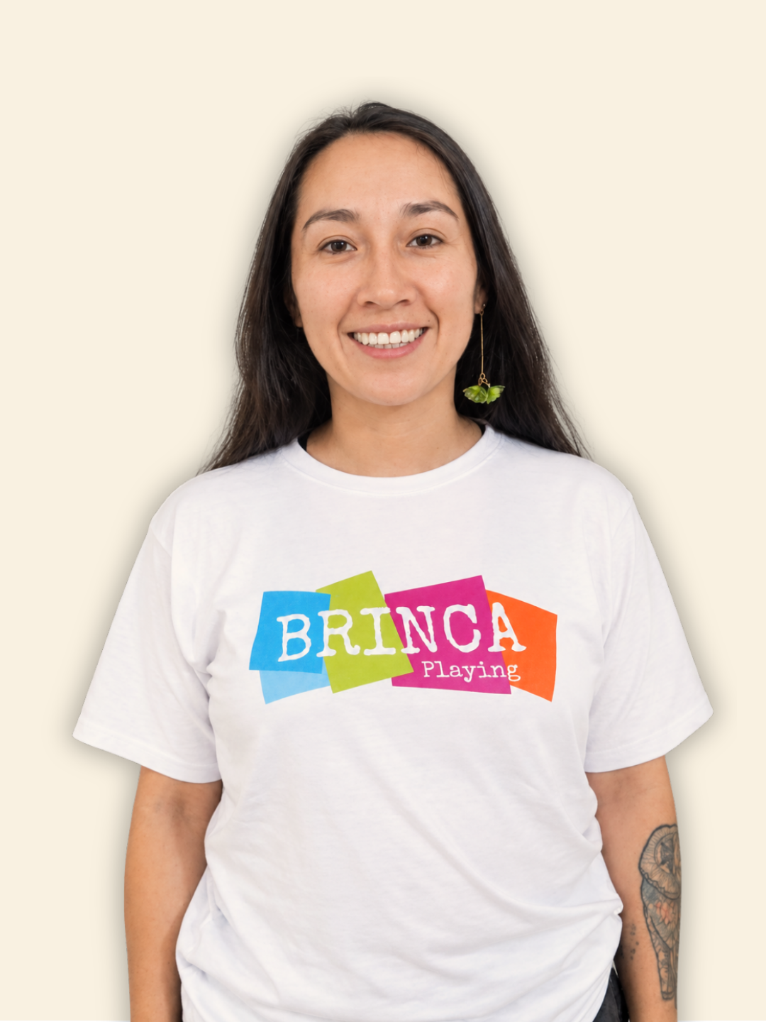 Silvia Fuentes, comunicadora social y graduada de capoeira del equipo de Brinca Playing